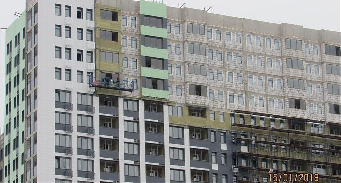 ЖК Город, фасадные работы - вид с улицы 800-летия Москвы, фото 2 Квартирный контроль
