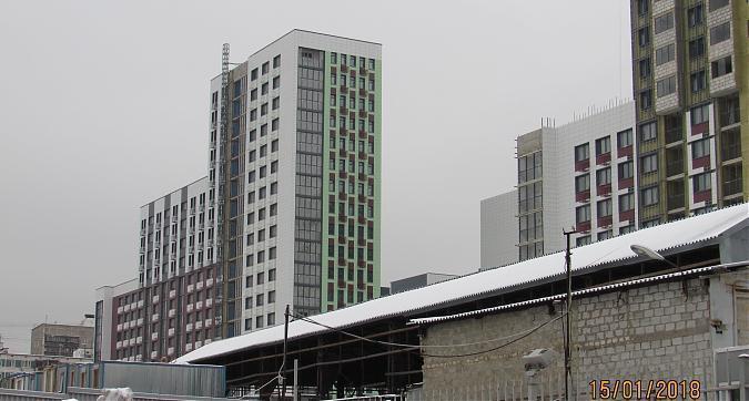 ЖК Город, фасадные работы - вид с улицы 800-летия Москвы, фото 5 Квартирный контроль