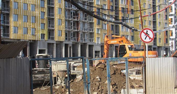 ЖК Летний сад, корпус 2Б, фасадные работы, вид с ул. 800-летия Москвы, фото - 2 Квартирный контроль