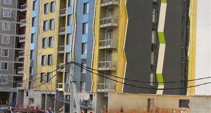 ЖК Летний сад, корпуса 3В, фасадные работы, вид с ул. 800-летия Москвы, фото - 9 Квартирный контроль