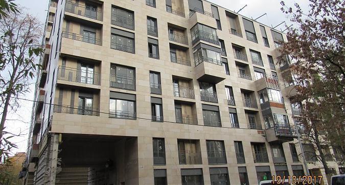 ЖК Гришина,16 (Level Кутузовский), корпус Б - фасадные работы, вид с улицы Гришина, фото 1 Квартирный контроль