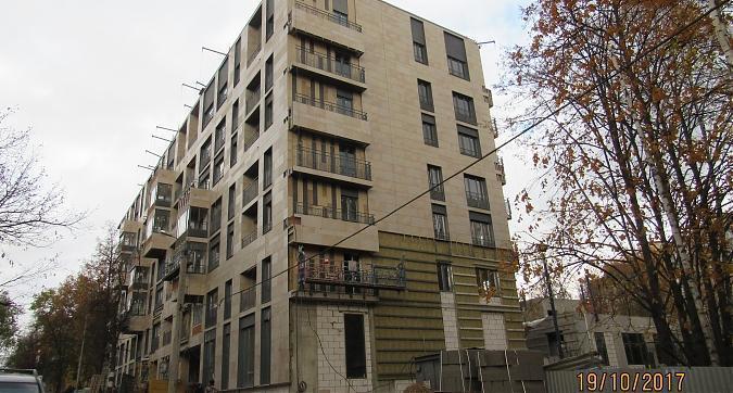 ЖК Гришина,16 (Level Кутузовский), корпус Б - фасадные работы, вид с улицы Гришина, фото 5 Квартирный контроль