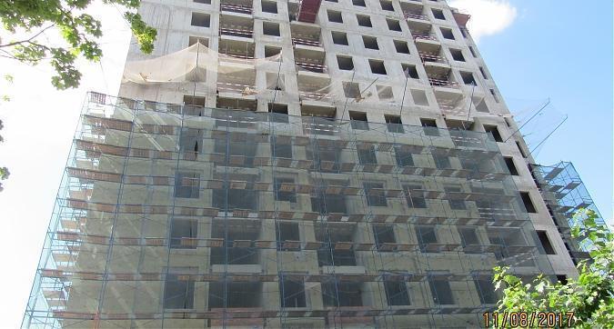 ЖК Дом в Мневниках, монолитные работы  - вид с улицы Демьяна Бедного, фото3 Квартирный контроль
