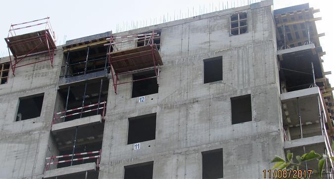 ЖК Дом в Мневниках, монолитные работы на уровне 12 этажа  - вид с улицы Демьяна Бедного, фото1 Квартирный контроль