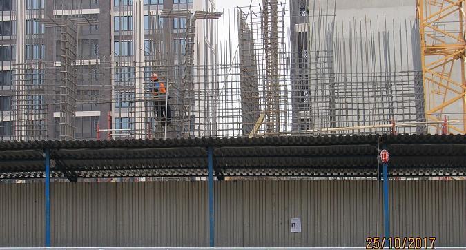  ЖК Наследие, монолитные работы 3-й очереди - вид с 1-й улицы Бухвостова, фото 1 Квартирный контроль