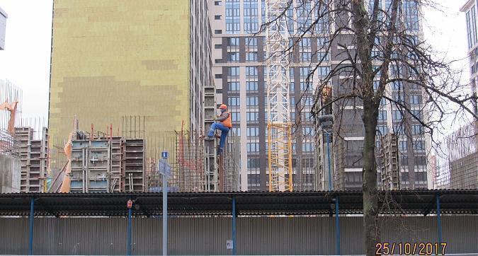  ЖК Наследие, монолитные работы 3-й очереди - вид с 1-й улицы Бухвостова, фото 3 Квартирный контроль