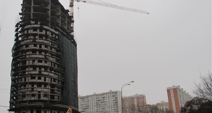 ЖК Нахимов (Комплекс апартаментов Nakhimov), корпус 3, вид с Нахимовского проспекта, фото - 2 Квартирный контроль