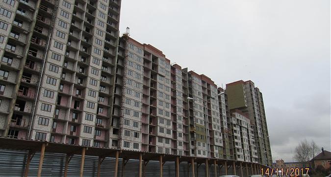 ЖК Новогиреевский, 1-й корпус, вид с улицы Строителей, фото 2 Квартирный контроль