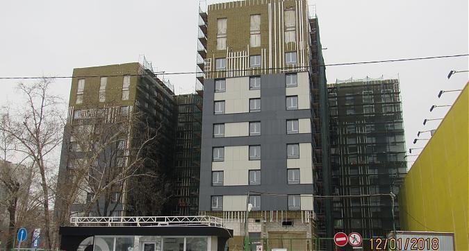 ЖК Отражение, фасадные работы - вид на комплекс с 12-го проезда Марьиной Рощи, фото 8 Квартирный контроль