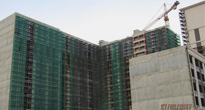 Строительство 2-й очереди ЖК Наследие, вид с 1-й улицы Бухвостова Квартирный контроль