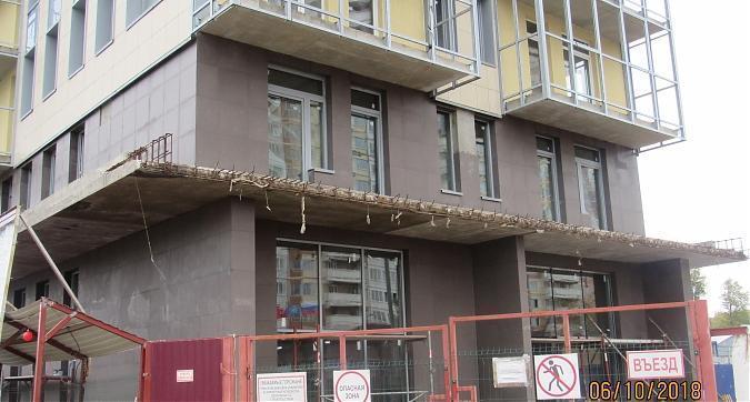 ЖК Янтарь-Apartments, фасадные работы, вид с Левобережной улицы, фото - 2 Квартирный контроль