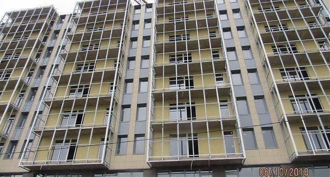 ЖК Янтарь-Apartments, фасадные работы, вид с Левобережной улицы, фото - 4 Квартирный контроль