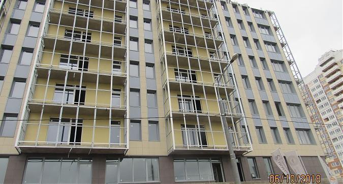 ЖК Янтарь-Apartments, фасадные работы, вид с Левобережной улицы, фото - 6 Квартирный контроль