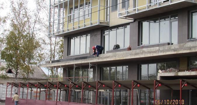 ЖК Янтарь-Apartments, фасадные работы, вид с Левобережной улицы, фото - 8 Квартирный контроль