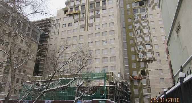 ЖК Резиденции Замоскворечье, фасадные работы - вид с Большого Строченовского переулка, фото 1 Квартирный контроль