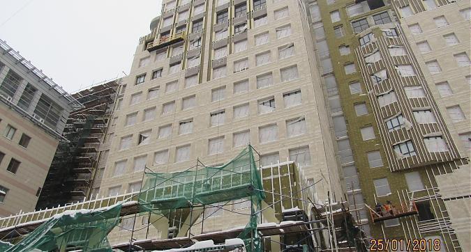 ЖК Резиденции Замоскворечье, фасадные работы - вид с Большого Строченовского переулка, фото 7 Квартирный контроль