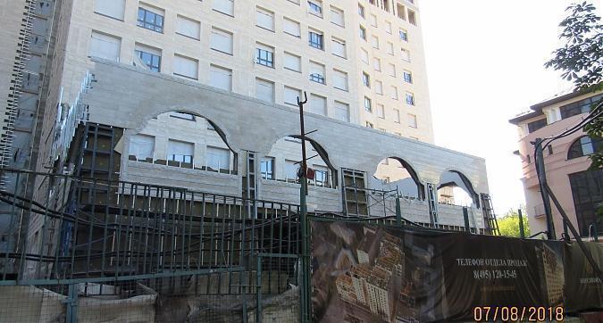 ЖК Резиденции Замоскворечье, фасадные работы - вид с Большого Строченовского переулка, фото - 6 Квартирный контроль