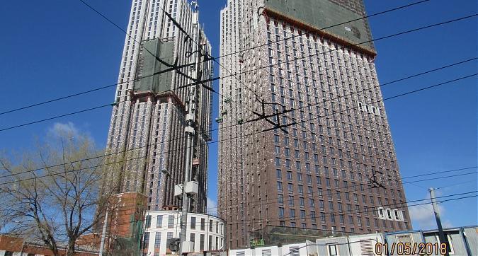 ЖК Пресня Сити, фасадные работы - вид с улицы Пресненский Вал, фото 7 Квартирный контроль