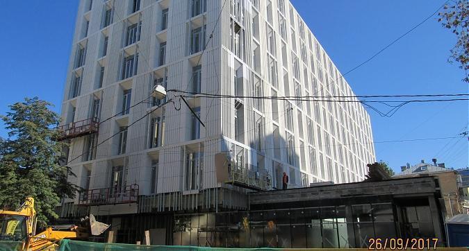 Комплекс апартаментов Дом на Сретенке, фасадные работы - вид с Даева переулка, фото 4 Квартирный контроль