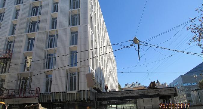Комплекс апартаментов Дом на Сретенке, фасадные работы - вид с Даева переулка, фото 6 Квартирный контроль