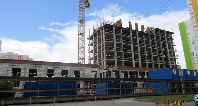ЖК Новокуркино - вид на строящийся корпус 8 со стороны улицы Родионова Квартирный контроль