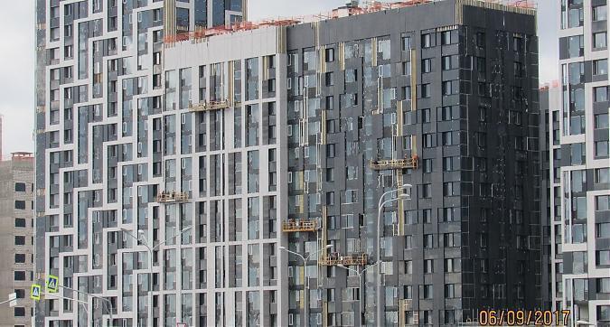 ЖК Город на реке Тушино - 2018, Квартал 1 - фасадные работы, вид на  с Проектируемого проезда №5484, фото 2 Квартирный контроль
