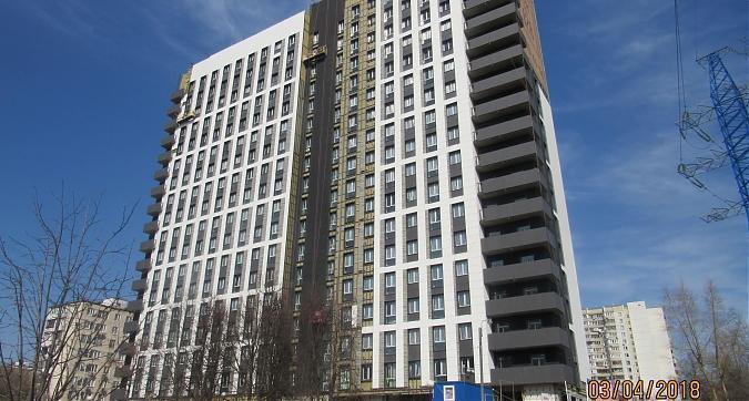 ЖК Дом 128 на Профсоюзной - фасадные работы, вид с Профсоюзной улицы, фото 3 Квартирный контроль