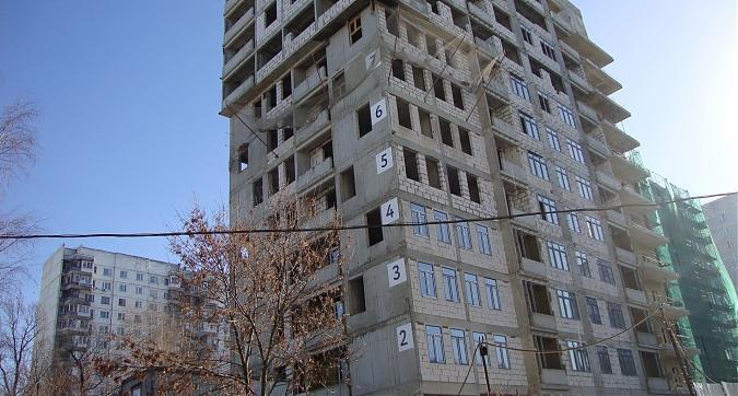 ЖК Счастье в Лианозово (Дом на Абрамцевской), фасадные работы,вид с ул. Абрамцевсой, фото -1 Квартирный контроль