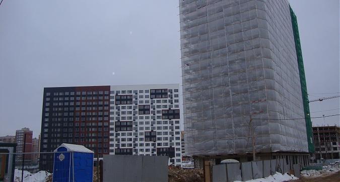 ЖК Скандинавия А101, фасадные работы, вид с улицы бачуринская, фото -3 Квартирный контроль