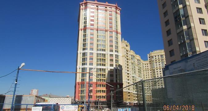 ЖК Мосфильмовский, 13-й корпус - фасадные работы, вид с Мосфильмовской улицы, фото 1 Квартирный контроль