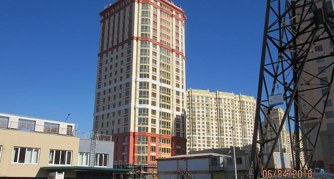 ЖК Мосфильмовский, 13-й корпус - фасадные работы, вид с Мосфильмовской улицы, фото 3 Квартирный контроль