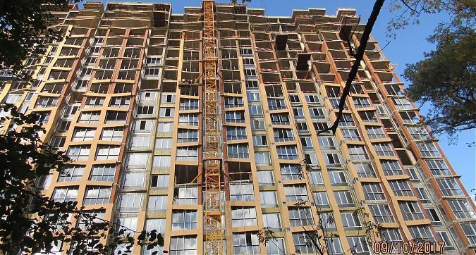ЖК Дом Серебряный Бор - фасадные работы,  вид со стороны набережной Москва реки, фото 7 Квартирный контроль