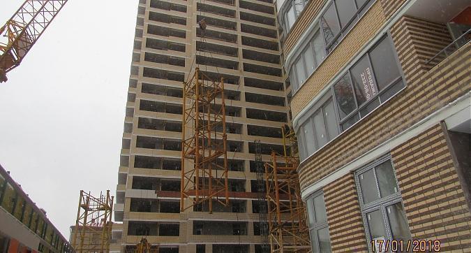 ЖК На ул Мельникова, 6-й корпус, фасадные работы - вид с улицы Мельникова, фото 2 Квартирный контроль