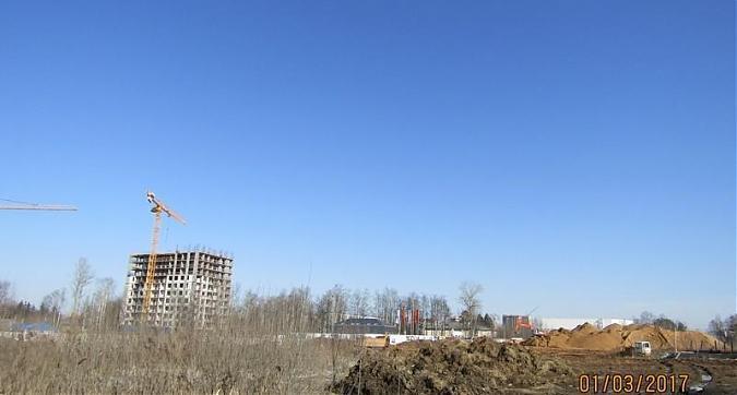 ЖК Одинцово 1 - вид на строительную площадку со стороны улицы Ракетчиков Квартирный контроль