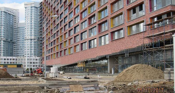 ЖК Лайнер (Комплекс апартаментов Лайнер), фасадные работы - вид с Ходынского бульвара, фото 4 Квартирный контроль
