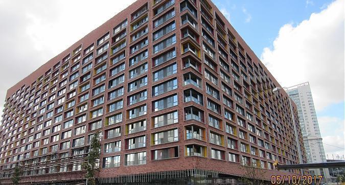 ЖК Лайнер (Комплекс апартаментов Лайнер), фасадные работы - вид с Ходынского бульвара, фото 7 Квартирный контроль