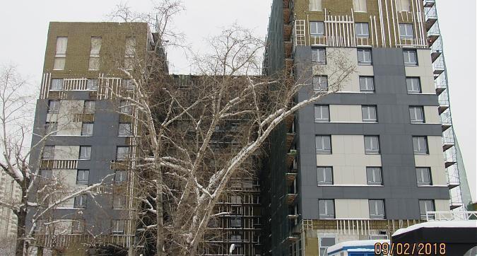ЖК Отражение, фасадные работы - вид на комплекс с 12-го проезда Марьиной Рощи, фото 2 Квартирный контроль