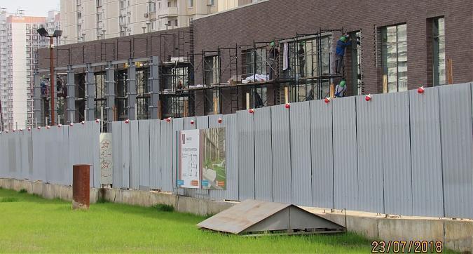 ЖК Пикассо - фасадные работы, вид с Мичуринского проспекта, фото 1 Квартирный контроль