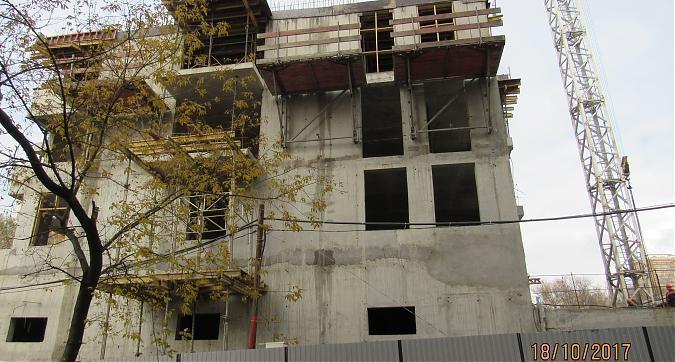 ЖК Свой - монолитные работы на уровне 4-го этажа,  вид с Гродненской улицы, фото 4 Квартирный контроль