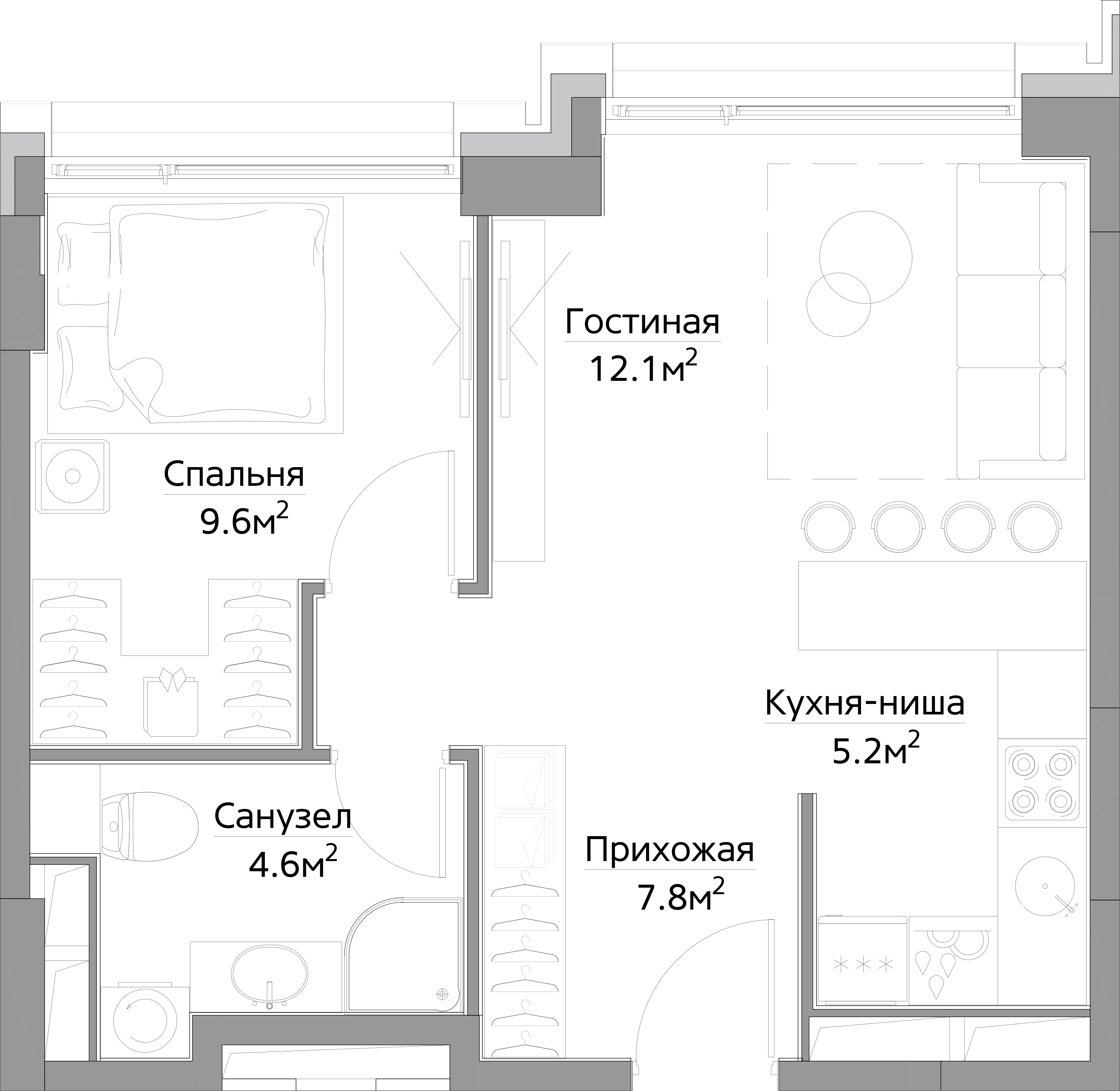 Дискавери Беломорская план с размерами